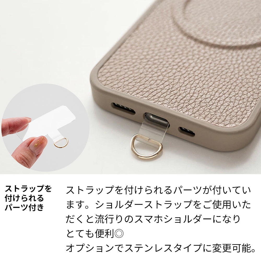 Xperia 10 II SO-41A docomo Simple 名入れ MagSafe対応 カラーリアケース マグネット スマホケース
