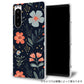 AQUOS SERIE mini SHV38 au 北欧風花柄 大人かわいい 透明クリアハードケース