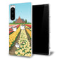 Galaxy S23 FE SCG24 au シマエナガとかわいい時間 透明クリアハードケース