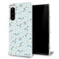 Galaxy S26 SCG36 au シマエナガとかわいい時間 透明クリアハードケース