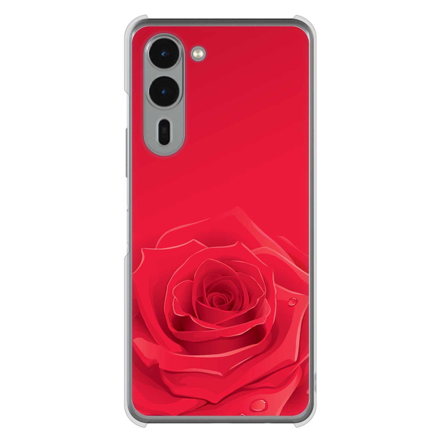 arrows We2 Plus F-51E docomo バラ ハードケース 背面印刷