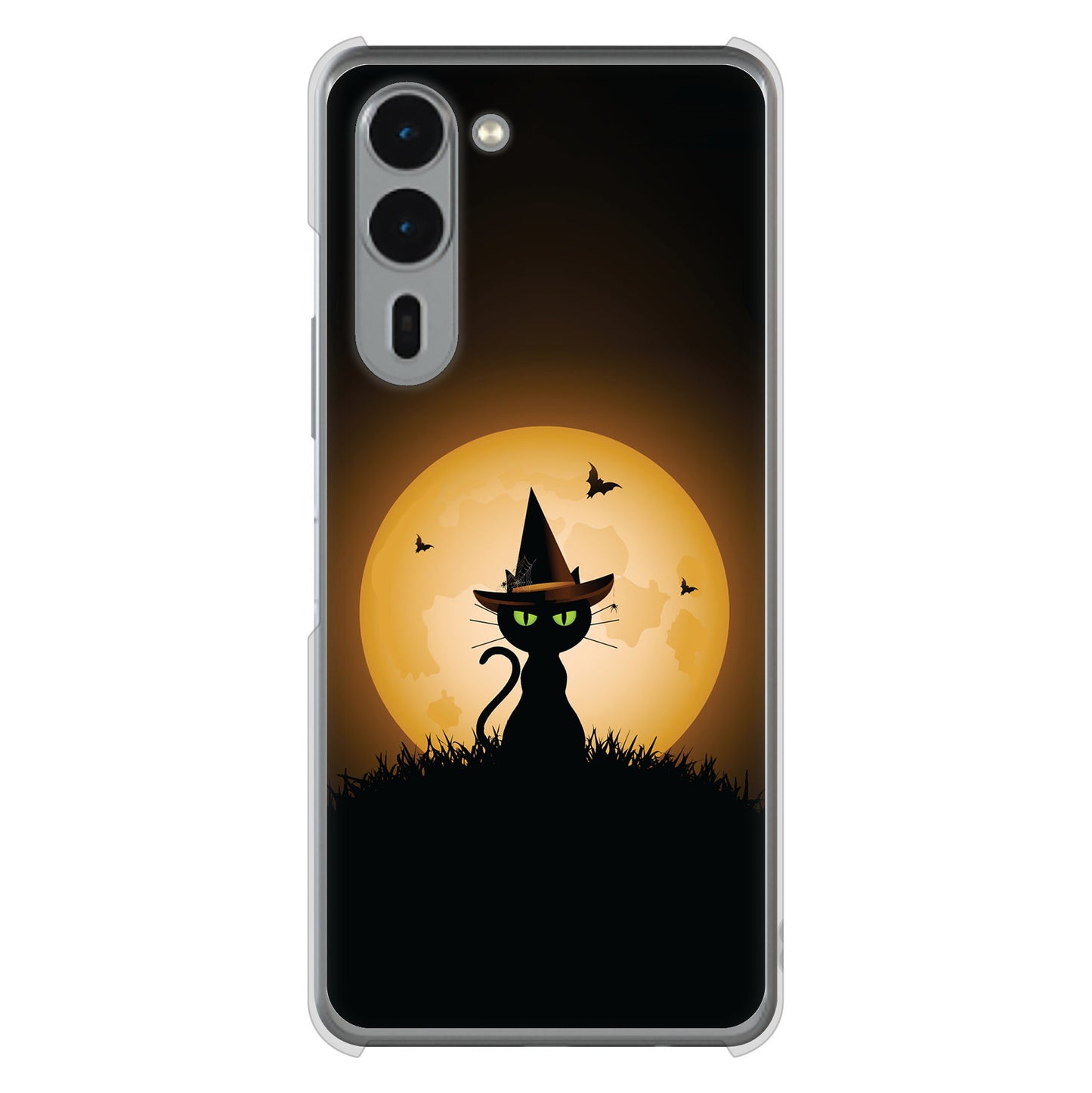 arrows We2 Plus F-51E docomo 夜とネコ ハードケース 背面印刷