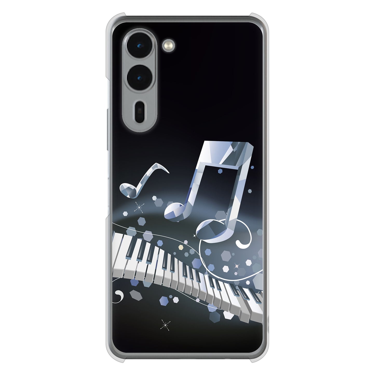 arrows We2 Plus F-51E docomo 音符 ハードケース 背面印刷