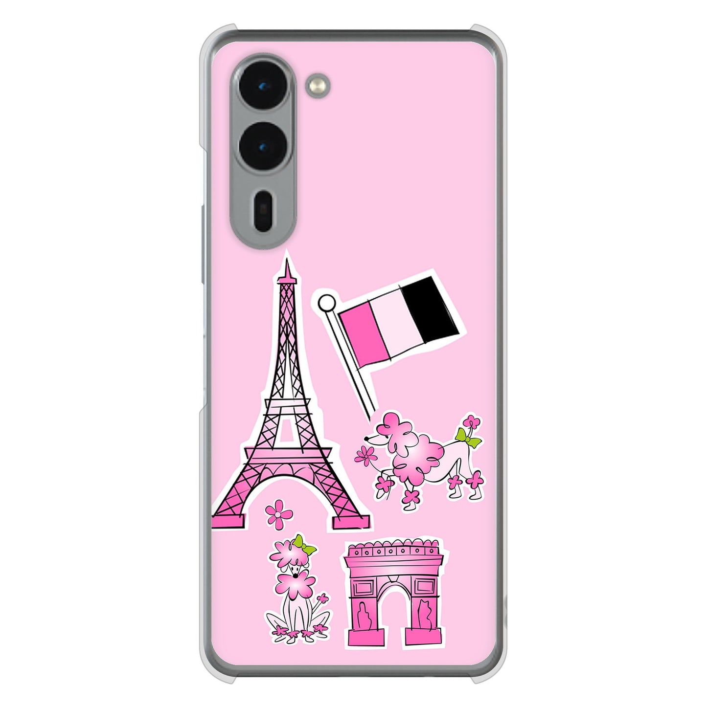 arrows We2 Plus F-51E docomo LOVE フランス ハードケース 背面印刷