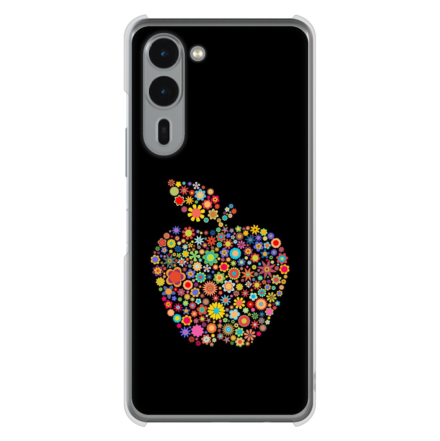 arrows We2 Plus F-51E docomo 1195 カラフルアップル ハードケース 背面印刷