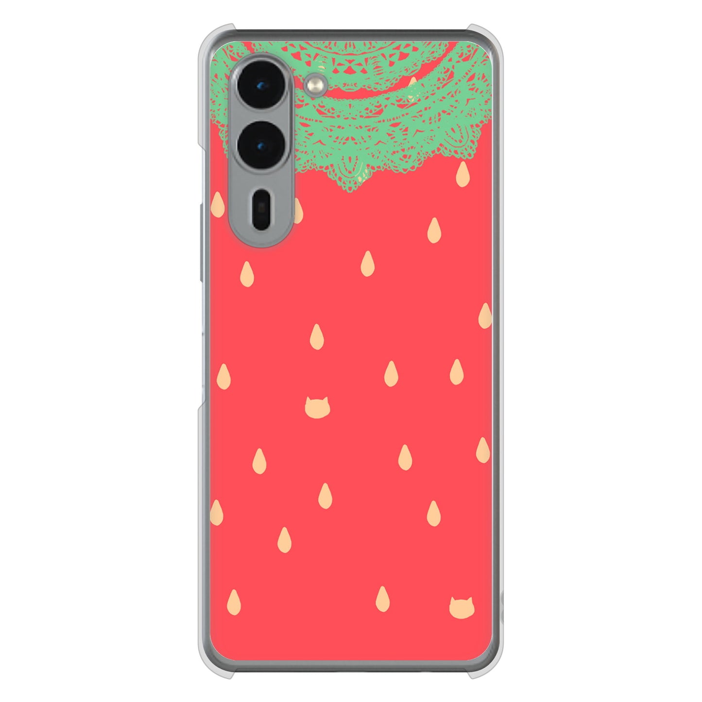 arrows We2 Plus F-51E docomo MI800 strawberry ストロベリー ハードケース 背面印刷