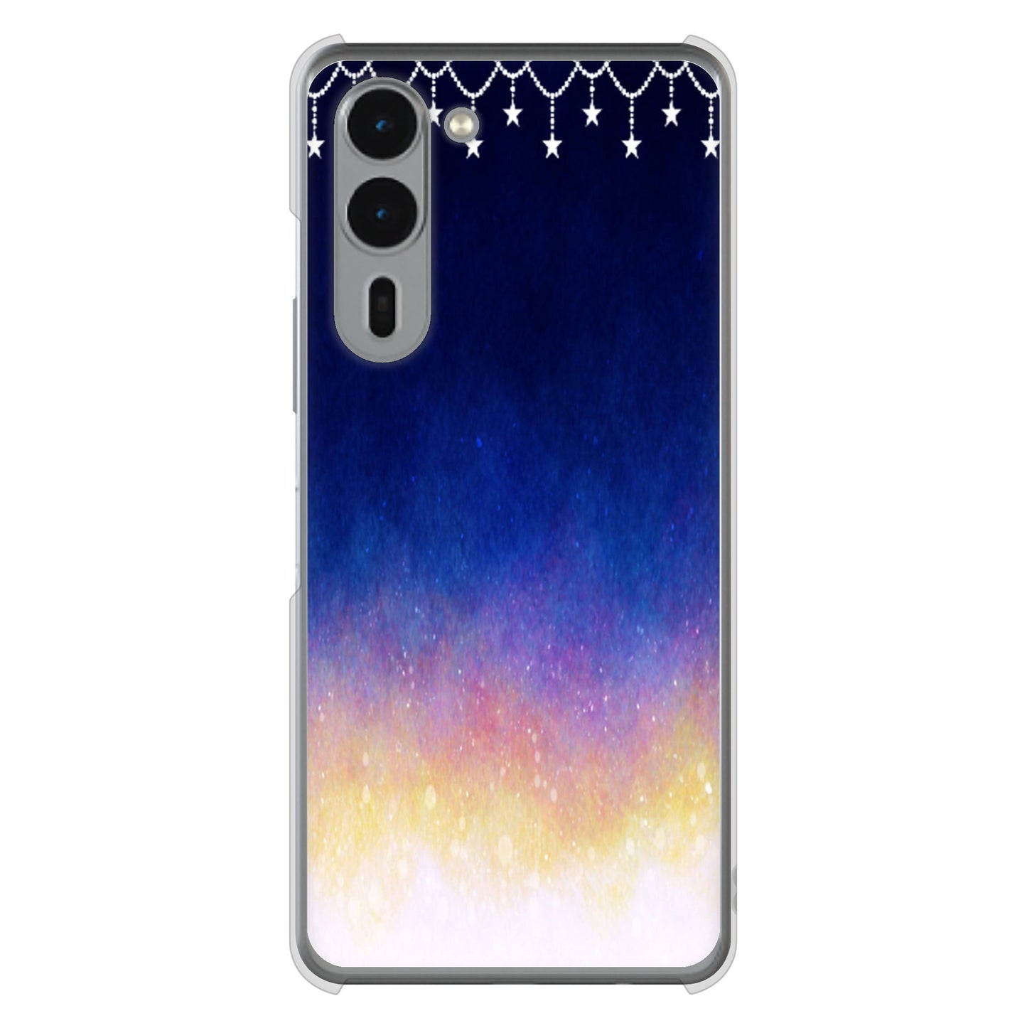 arrows We2 Plus F-51E docomo MI803 冬の夜空 ハードケース 背面印刷