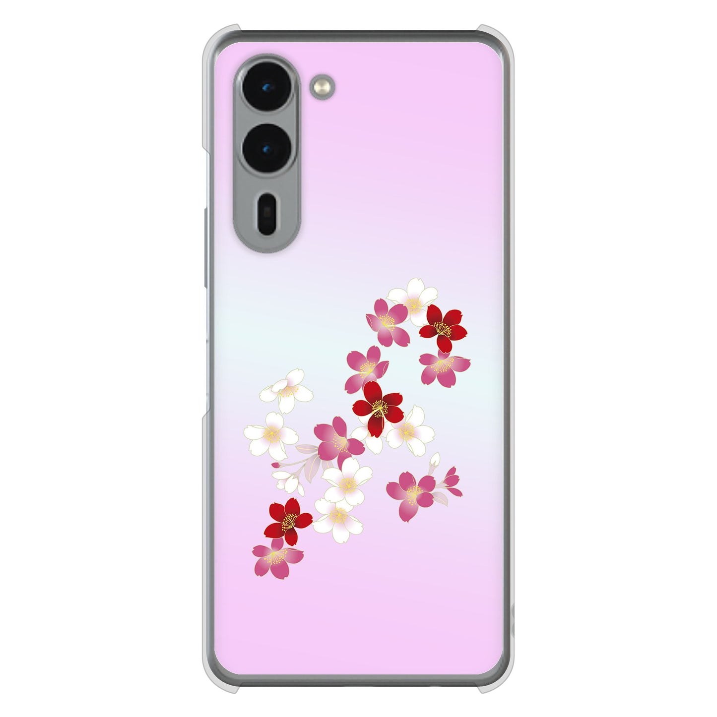 arrows We2 Plus F-51E docomo 和花柄 ハードケース 背面印刷