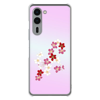 arrows We2 Plus F-51E docomo 和花柄 ハードケース 背面印刷