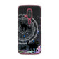 らくらくスマートフォン F-53E docomo 高画質仕上げ 背面印刷 ハードケース魔法陣猫