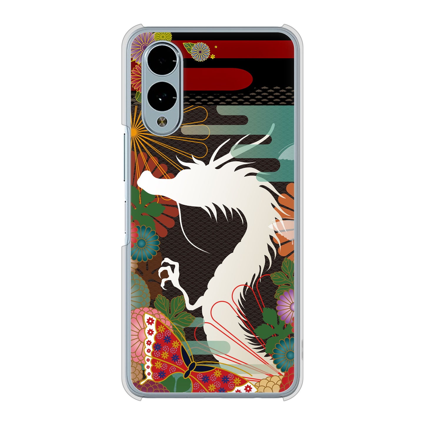 arrows We2 FCG02 au 635 白龍 ハードケース 背面印刷