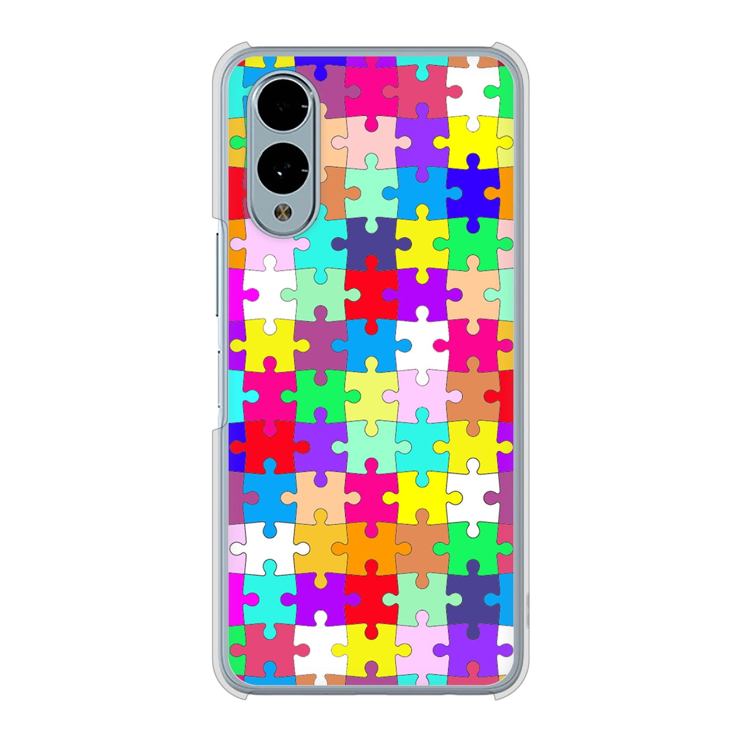 arrows We2 FCG02 au 727 カラフルパズル ハードケース 背面印刷