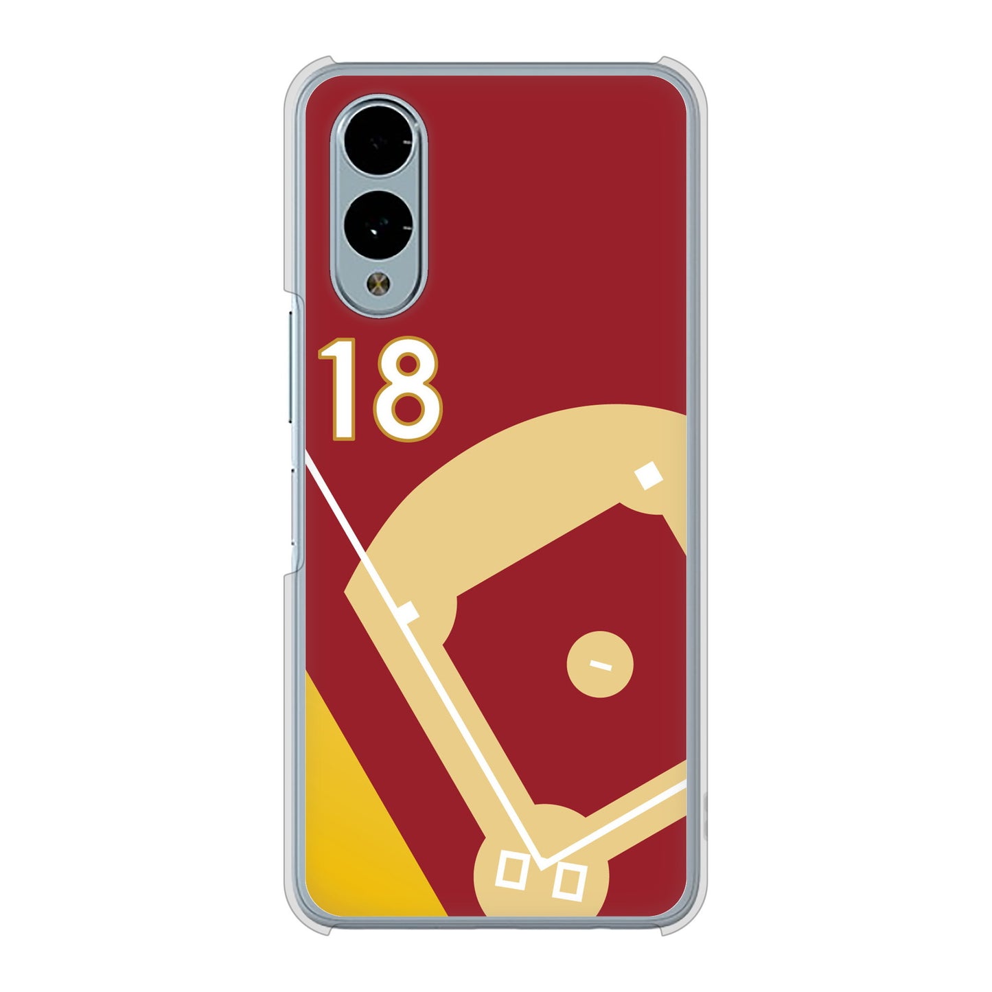 arrows We2 FCG02 au baseball ハードケース 背面印刷