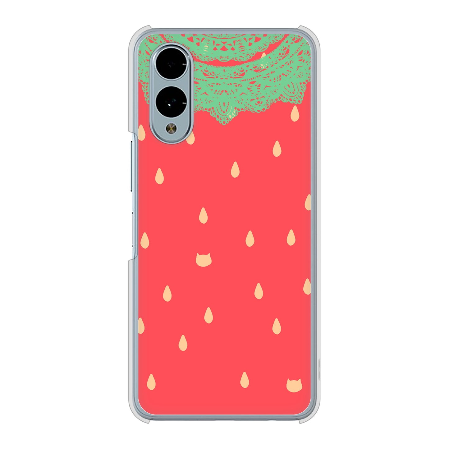 arrows We2 FCG02 au MI800 strawberry ストロベリー ハードケース 背面印刷