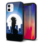 iPhone 12 強化ガラス＆TPUスマホケース ガラプリ【482 夜の窓辺】
