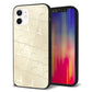 iPhone 12 強化ガラス＆TPUスマホケース ガラプリ【630 かくれハート】