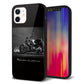 iPhone 12 強化ガラス＆TPUスマホケース ガラプリ【KM879 バイク】