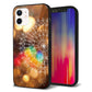 iPhone 12 強化ガラス＆TPUスマホケース ガラプリ【KM884 観覧車と笛吹】