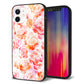 iPhone 12 強化ガラス＆TPUスマホケース ガラプリ【SC930 ローズ レッド】