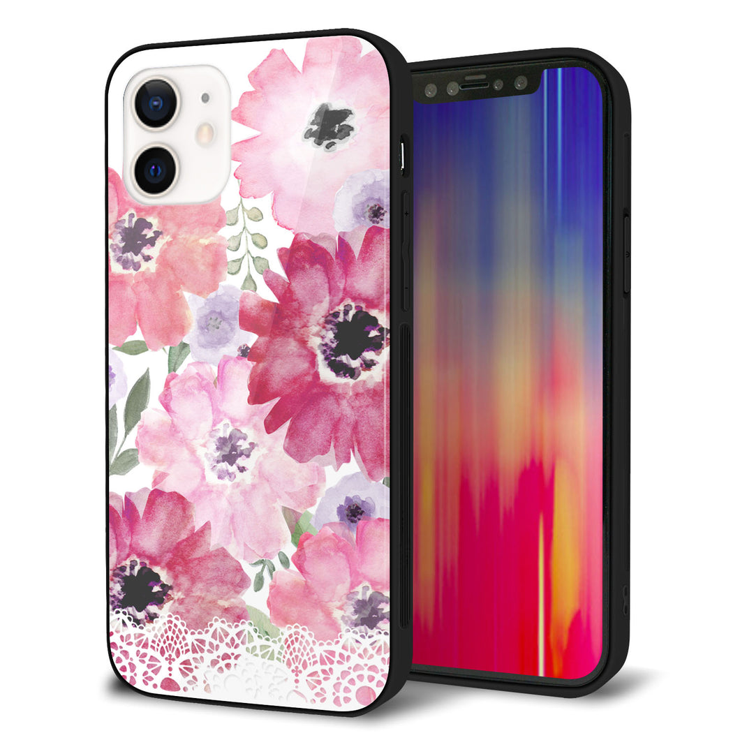 iPhone 12 強化ガラス＆TPUスマホケース ガラプリ【SC943 ドゥ・パフューム１】