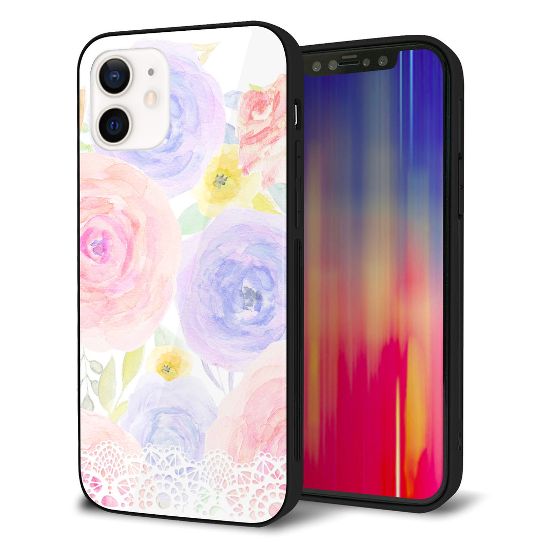 iPhone 12 強化ガラス＆TPUスマホケース ガラプリ【SC947 ドゥ・パフューム５】