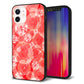 iPhone 12 強化ガラス＆TPUスマホケース ガラプリ【VA816 ダイヤモンドとバラ】