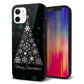 iPhone 12 強化ガラス＆TPUスマホケース ガラプリ【XA808 聖なるツリー】