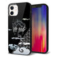 iPhone 12 強化ガラス＆TPUスマホケース ガラプリ【YC906 雲竜01】