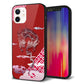 iPhone 12 強化ガラス＆TPUスマホケース ガラプリ【YC907 雲竜02】