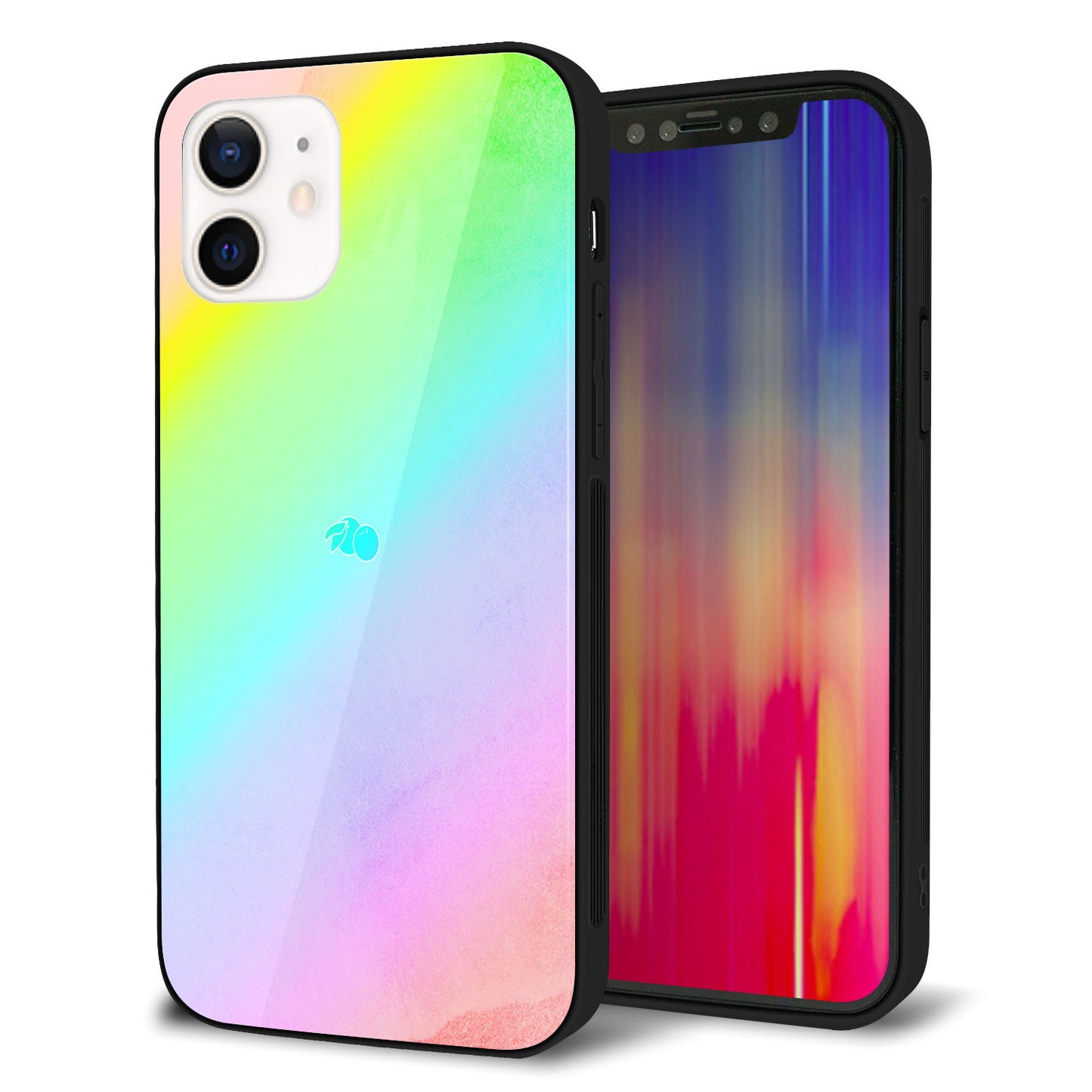iPhone 12 強化ガラス＆TPUスマホケース ガラプリ【YJ287 デザイン】