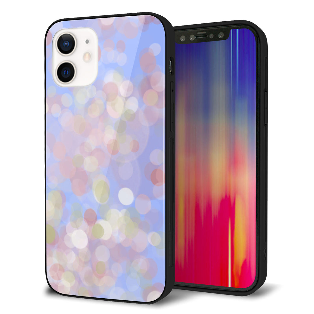 iPhone 12 強化ガラス＆TPUスマホケース ガラプリ【YJ293 デザイン】