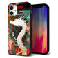 iPhone 12 mini 強化ガラス＆TPUスマホケース ガラプリ【635 白龍】