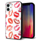 iPhone 12 mini 強化ガラス＆TPUスマホケース ガラプリ【734 キスkissキス】