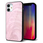 iPhone 12 mini 強化ガラス＆TPUスマホケース ガラプリ【KM873 大理石ラベンダー】