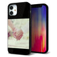 iPhone 12 mini 強化ガラス＆TPUスマホケース ガラプリ【KM875 カップル】