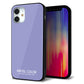 iPhone 12 mini 強化ガラス＆TPUスマホケース ガラプリ【KM900 パステルカラー(パステルブルー)】