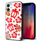 iPhone 12 mini 強化ガラス＆TPUスマホケース ガラプリ【SC881 ハワイアンアロハホヌ（レッド）】