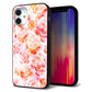 iPhone 12 mini 強化ガラス＆TPUスマホケース ガラプリ【SC930 ローズ レッド】