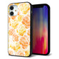 iPhone 12 mini 強化ガラス＆TPUスマホケース ガラプリ【SC931 ローズ イエロー】