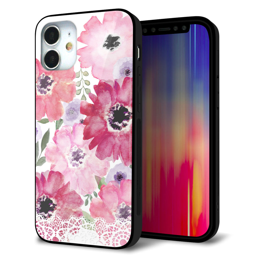 iPhone 12 mini 強化ガラス＆TPUスマホケース ガラプリ【SC943 ドゥ・パフューム１】