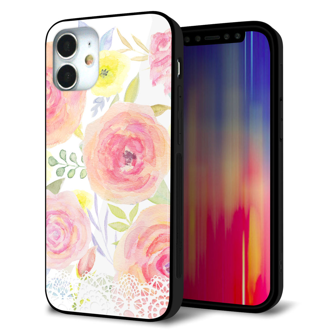 iPhone 12 mini 強化ガラス＆TPUスマホケース ガラプリ【SC945 ドゥ・パフューム３】