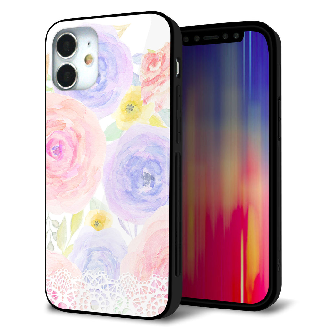iPhone 12 mini 強化ガラス＆TPUスマホケース ガラプリ【SC947 ドゥ・パフューム５】