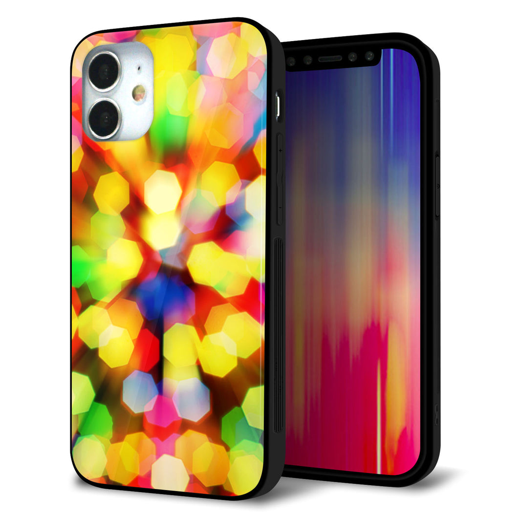 iPhone 12 mini 強化ガラス＆TPUスマホケース ガラプリ【VA874 未来へのワープ】