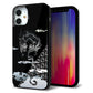 iPhone 12 mini 強化ガラス＆TPUスマホケース ガラプリ【YC906 雲竜01】