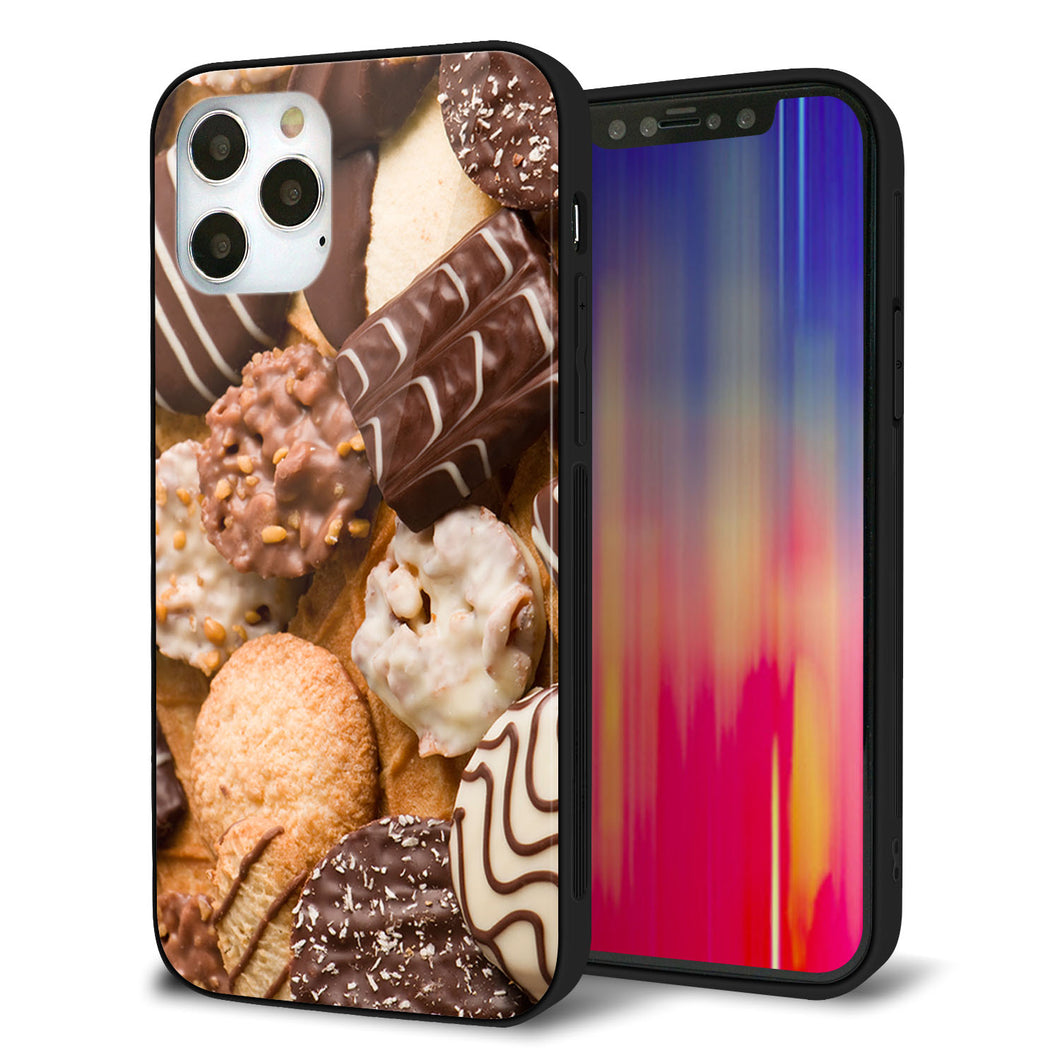 iPhone 12 Pro 強化ガラス＆TPUスマホケース ガラプリ【442 クッキー mix】