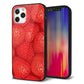 iPhone 12 Pro 強化ガラス＆TPUスマホケース ガラプリ【444 ストロベリーウォール】