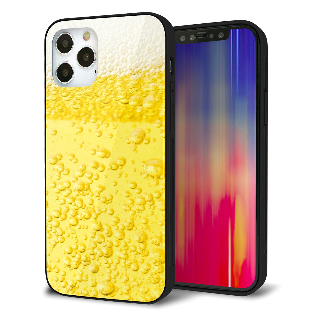 iPhone 12 Pro 強化ガラス＆TPUスマホケース ガラプリ【450 生ビール】