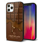 iPhone 12 Pro 強化ガラス＆TPUスマホケース ガラプリ【536 板チョコ-ハート】