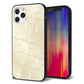iPhone 12 Pro 強化ガラス＆TPUスマホケース ガラプリ【630 かくれハート】