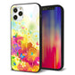 iPhone 12 Pro 強化ガラス＆TPUスマホケース ガラプリ【647 ハイビスカスと蝶】